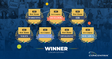 Global Concentrix staff win big in 2021 Q1 Comparably Awards