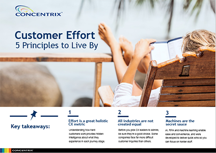 Customer Effort: 5 Principles to Live By